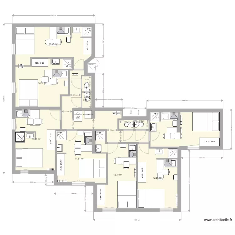 Studio 1 V3. Plan de 
