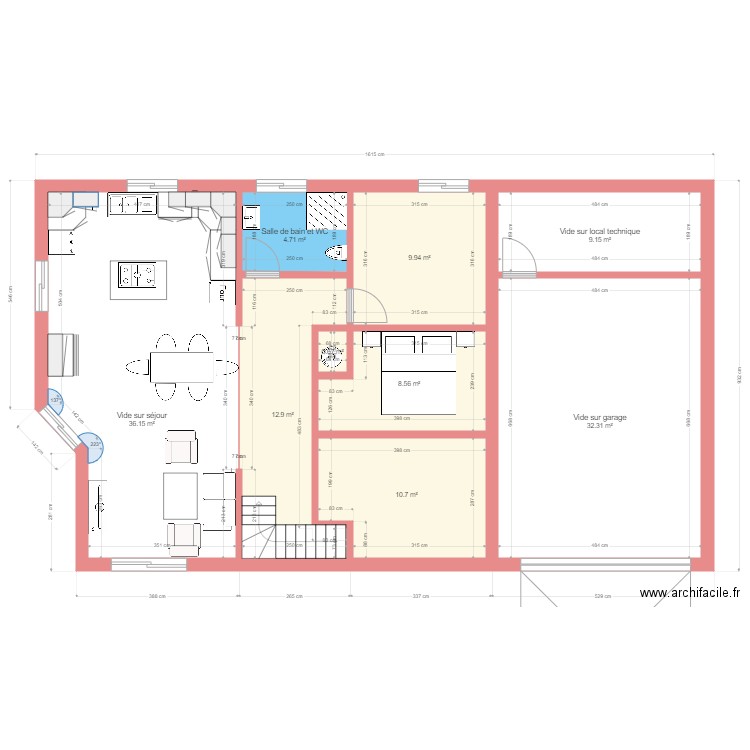 NoirmontEtage7a. Plan de 0 pièce et 0 m2