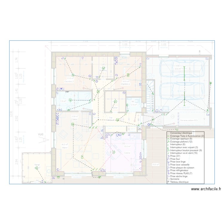 Devillers  marguet  plan rdc chiffrage v1. Plan de 0 pièce et 0 m2