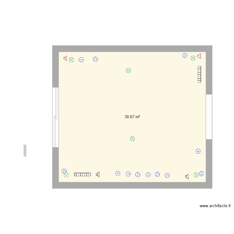 eclairage . Plan de 0 pièce et 0 m2