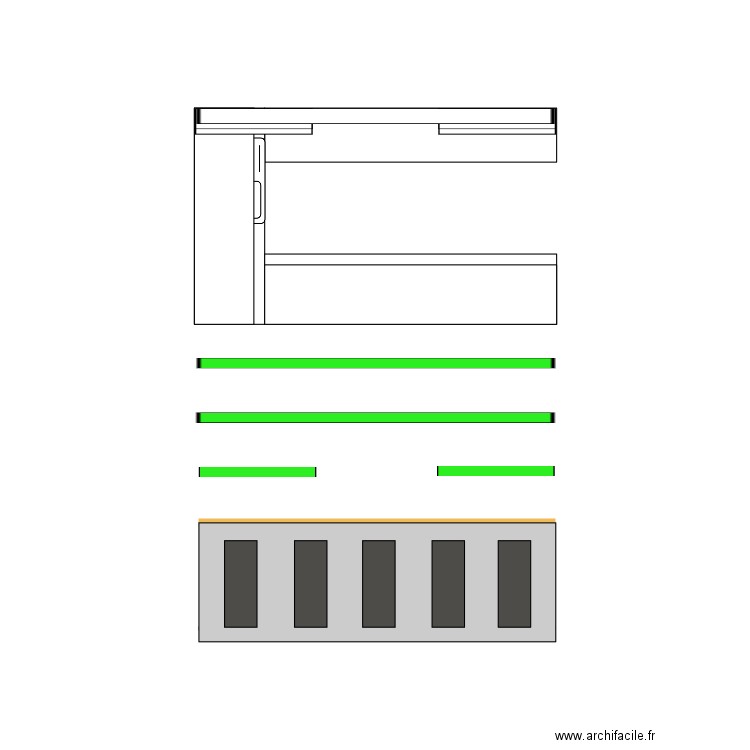 bar. Plan de 0 pièce et 0 m2