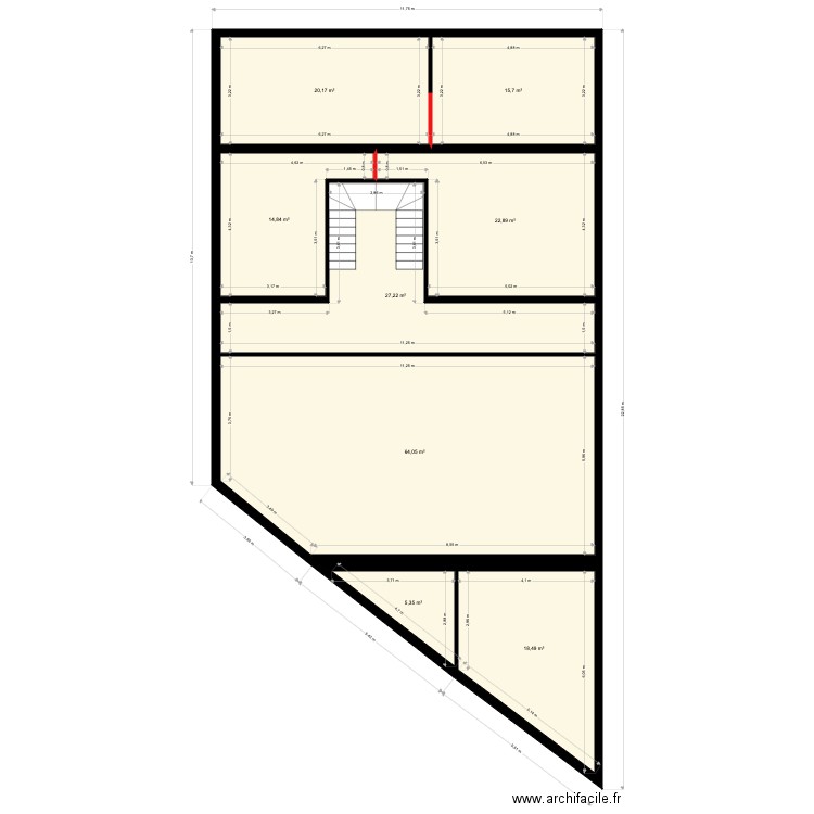 Rdc Foch modifié 090721. Plan de 0 pièce et 0 m2