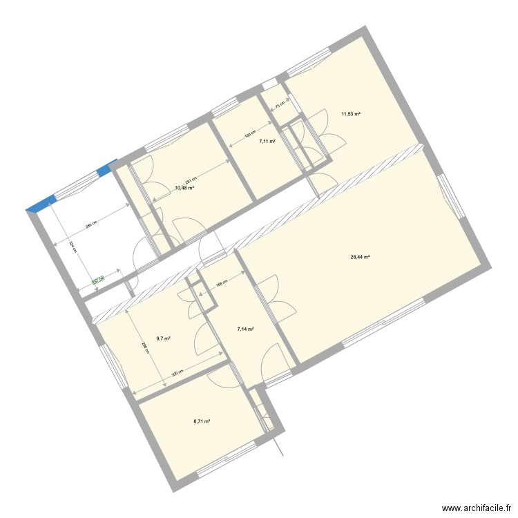 Abatilles. Plan de 0 pièce et 0 m2