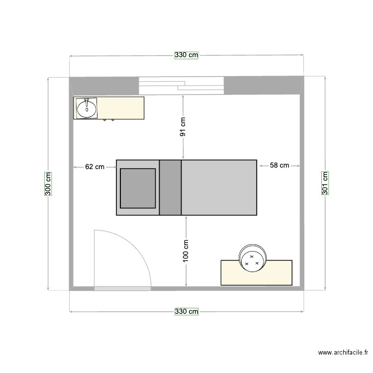 AKOE CABINE1. Plan de 0 pièce et 0 m2