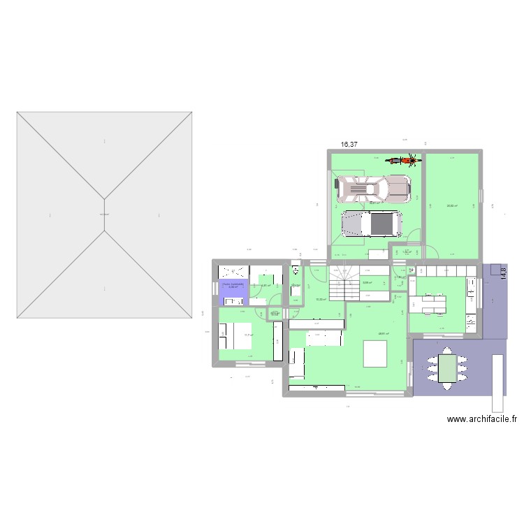 Version Claire Logis last 2023 test GG STud entree couverte. Plan de 0 pièce et 0 m2