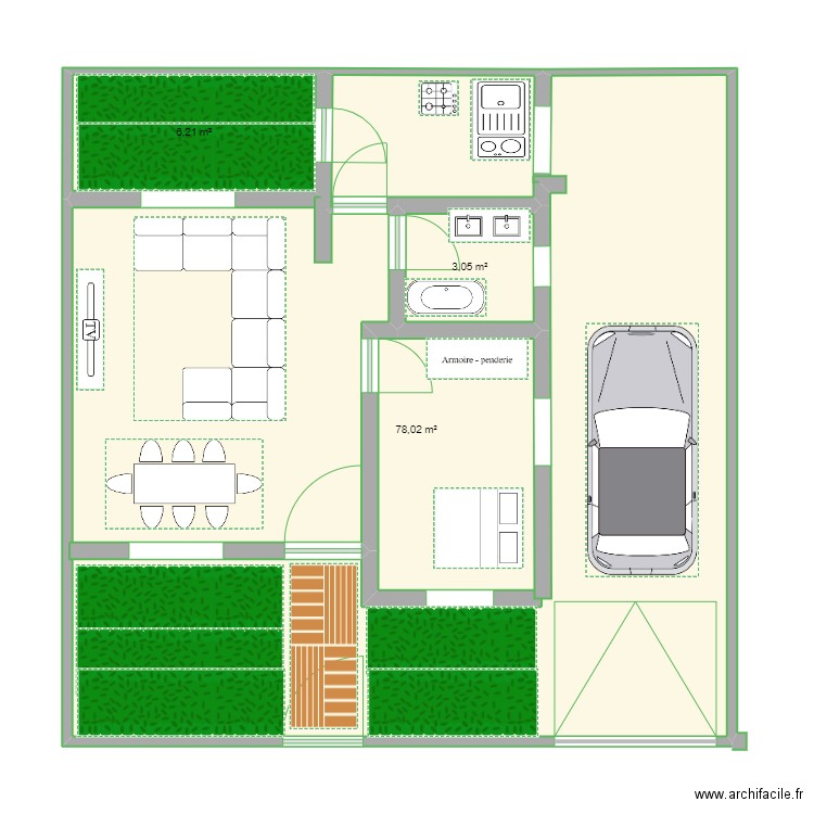 hawaria. Plan de 0 pièce et 0 m2