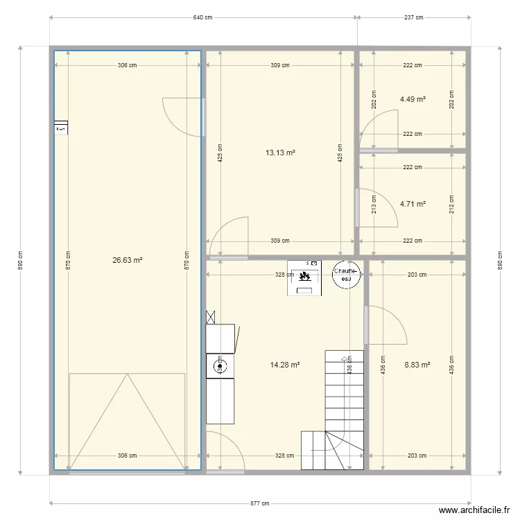 mde guillemot cave. Plan de 