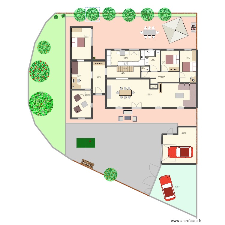 khnefrat pl. Plan de 0 pièce et 0 m2