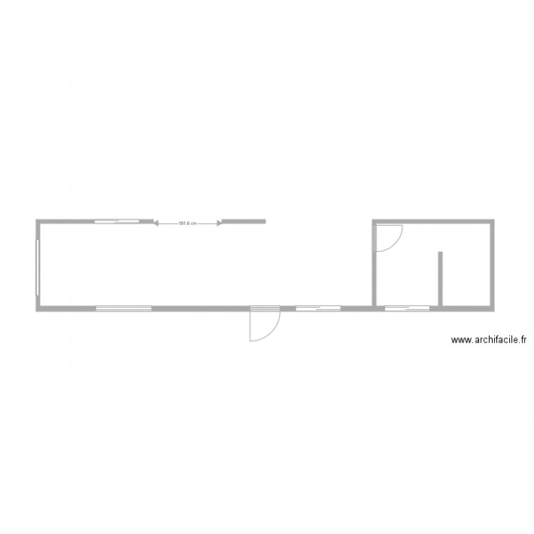 4 containers étage 1. Plan de 0 pièce et 0 m2