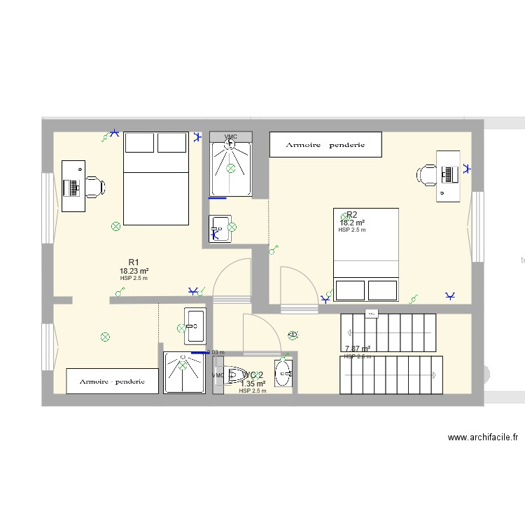 Couronne elec. Plan de 0 pièce et 0 m2