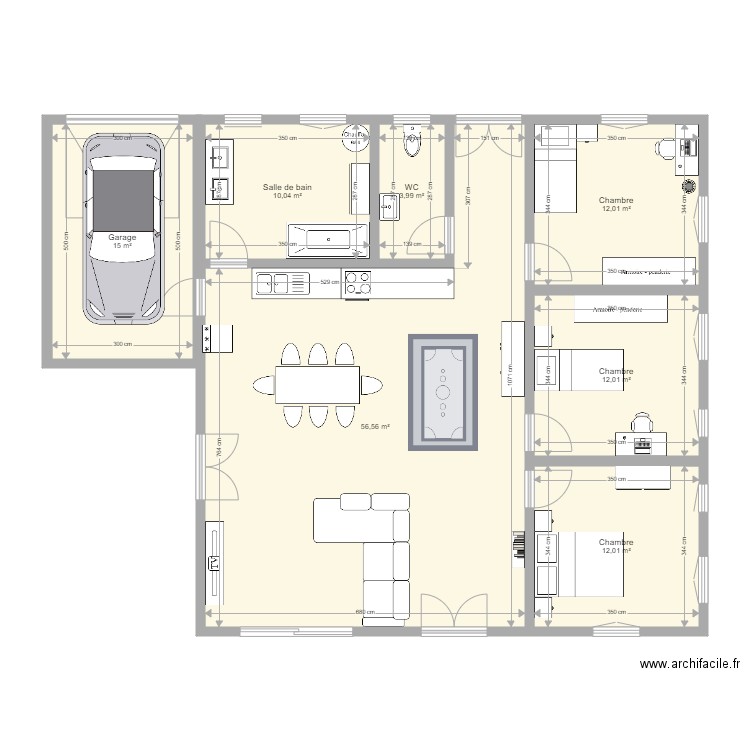 Plan maison. Plan de 0 pièce et 0 m2