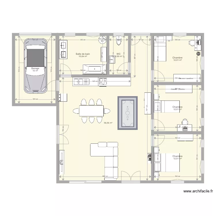 Plan maison. Plan de 
