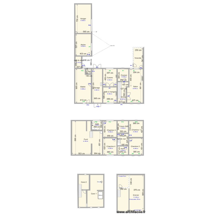 Prises de mesure. Plan de 0 pièce et 0 m2