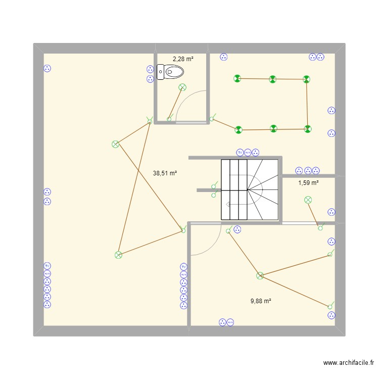 viry RDC. Plan de 0 pièce et 0 m2