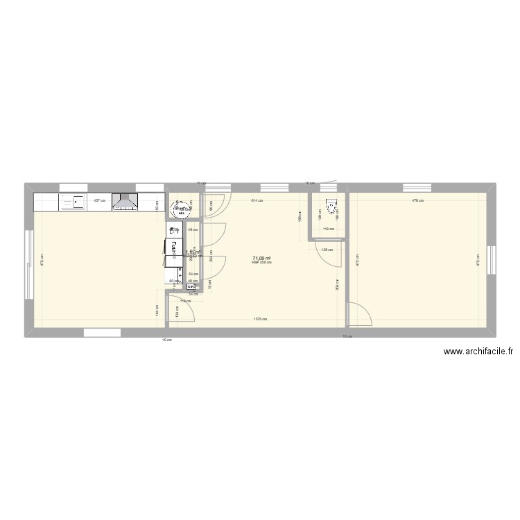 cuisine . Plan de 0 pièce et 0 m2