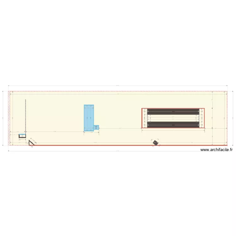 Projet Saint Maur. Plan de 
