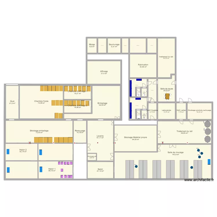 Fromagerie Durand 5. Plan de 