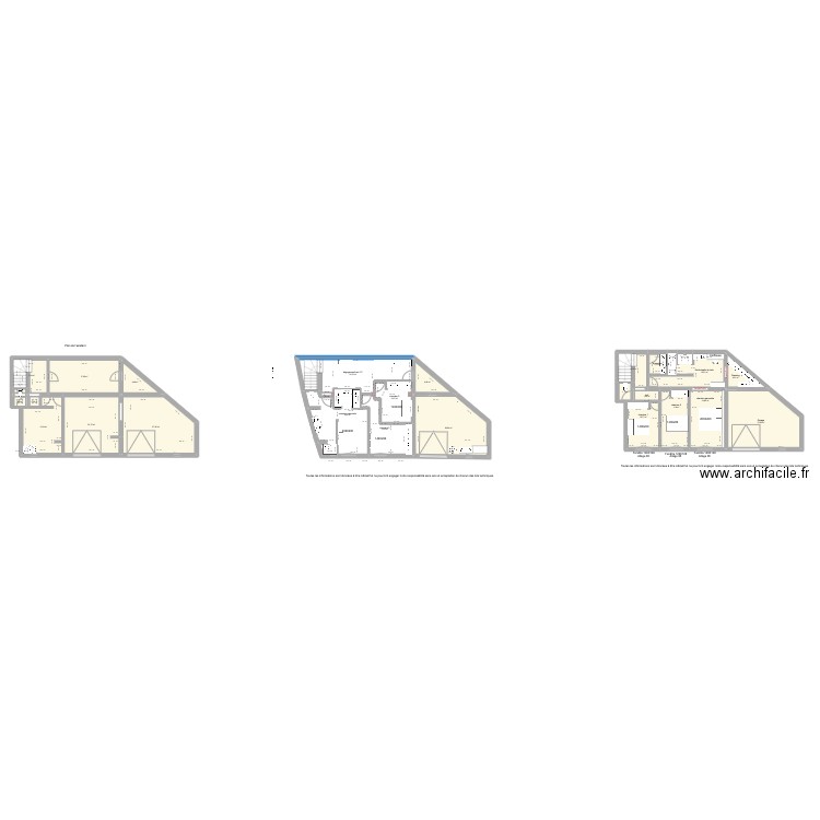 Bernard . Plan de 26 pièces et 298 m2