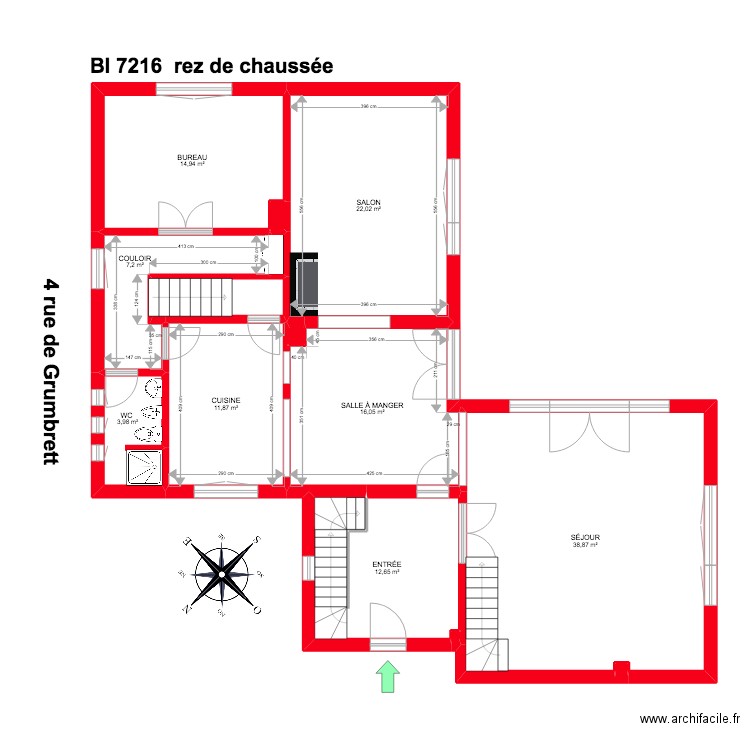BI 7216. Plan de 0 pièce et 0 m2