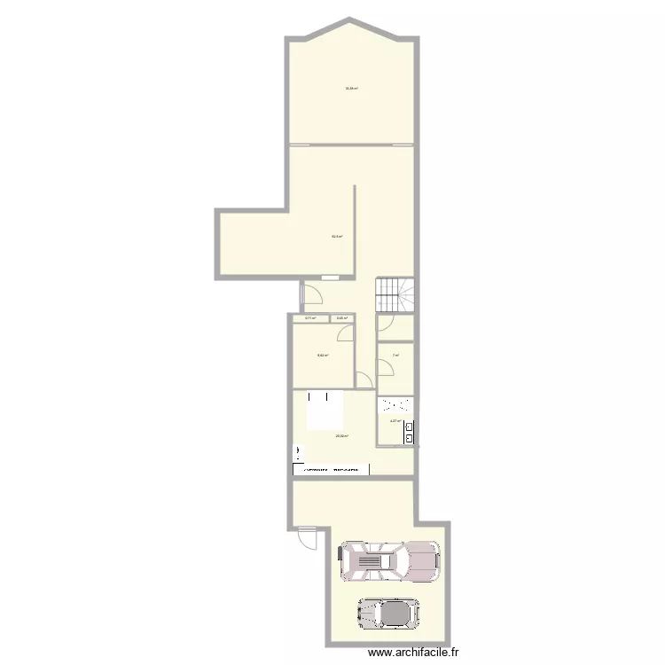 THE ONE reno 5. Plan de 