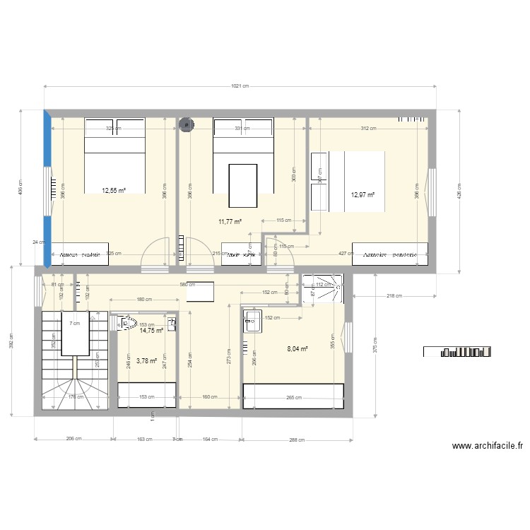LEROUX LA BAULE R1 OPTION 4. Plan de 0 pièce et 0 m2