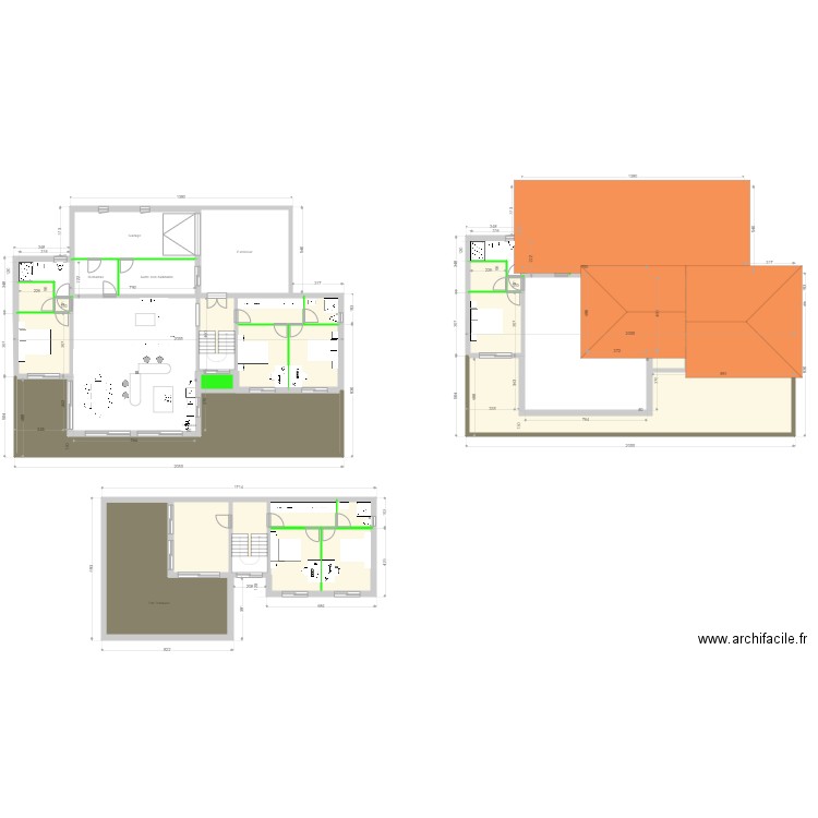 DAVID PROJET 1. Plan de 0 pièce et 0 m2