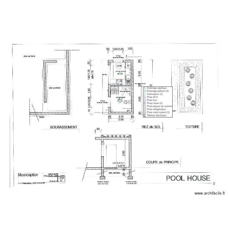 GAGNAIRE PISCINE POOL HOUSSE. Plan de 0 pièce et 0 m2