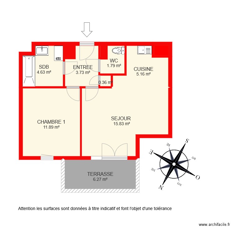 BI 6531 OUAFAE . Plan de 0 pièce et 0 m2