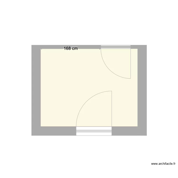 SDB du bas. Plan de 1 et 6 m² SDB du bas. Plan de 1 et 6 m²