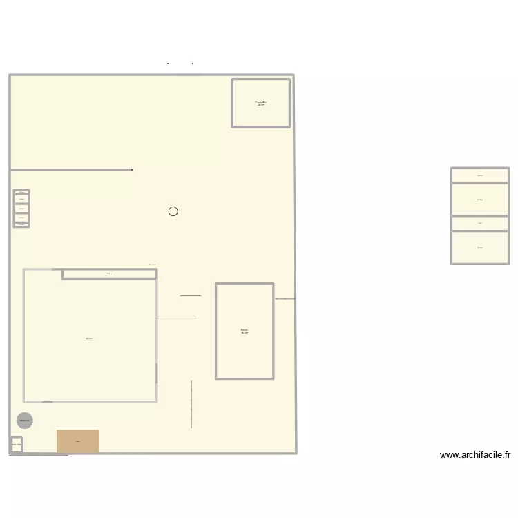 LAU1-Terrain1. Plan de 15  et 1559 m²