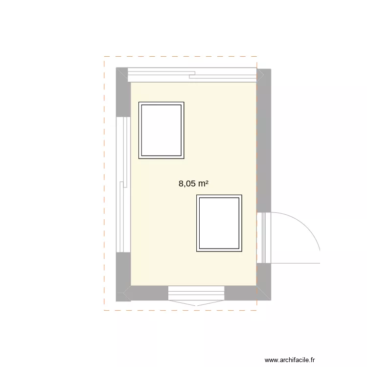 serre. Plan de 