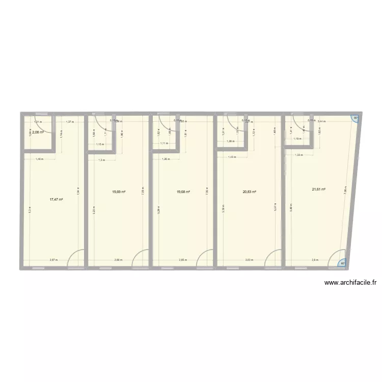 PLAFOND. Plan de 6  et 101 m²