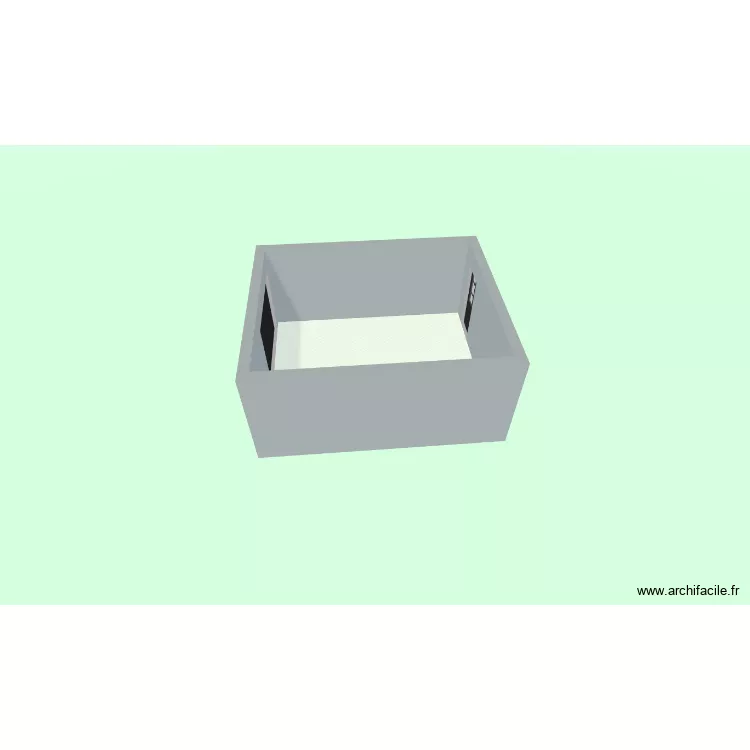garage. Plan de garage. Plan de