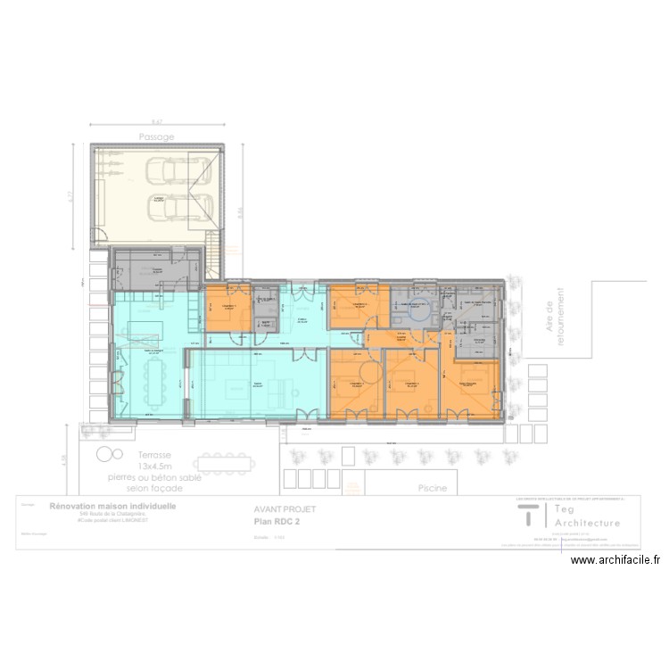 LIMONEST GERSEND. Plan de 18 pièces et 273 m2