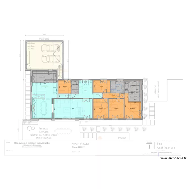 LIMONEST GERSEND. Plan de 