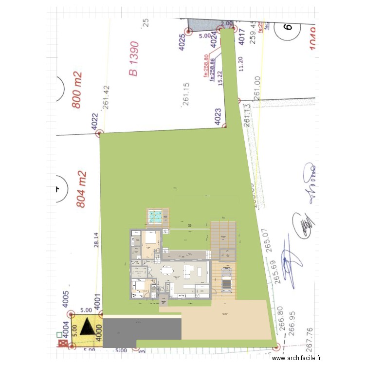 Fabaline Maison A. Plan de 12 pièces et 92 m2