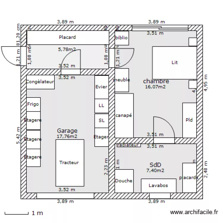 extension. Plan de extension. Plan de