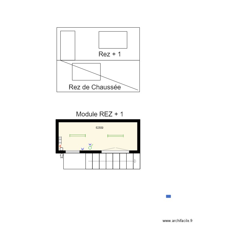 Newele. Plan de 0 pièce et 0 m2