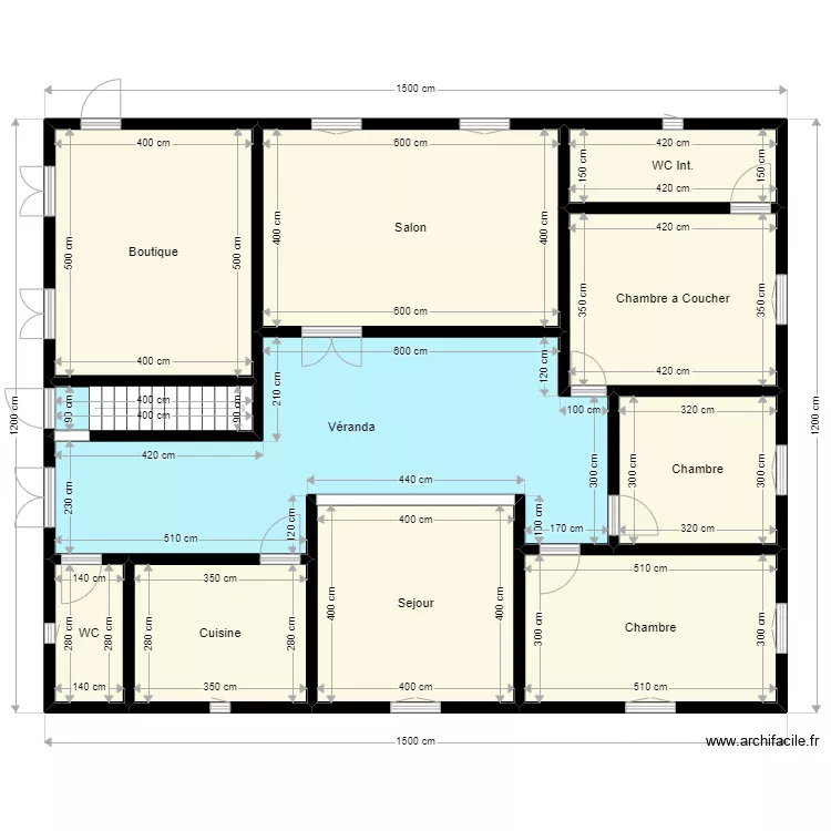 Plan 12x15 Client 41516152. Plan de 