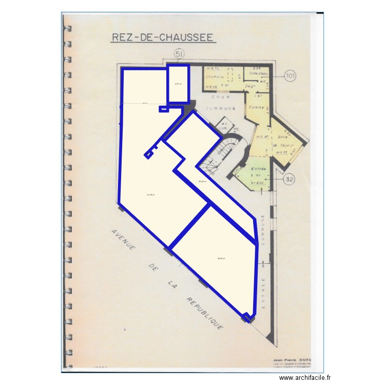 VIVASON. Plan de 6 pièces et 122 m2