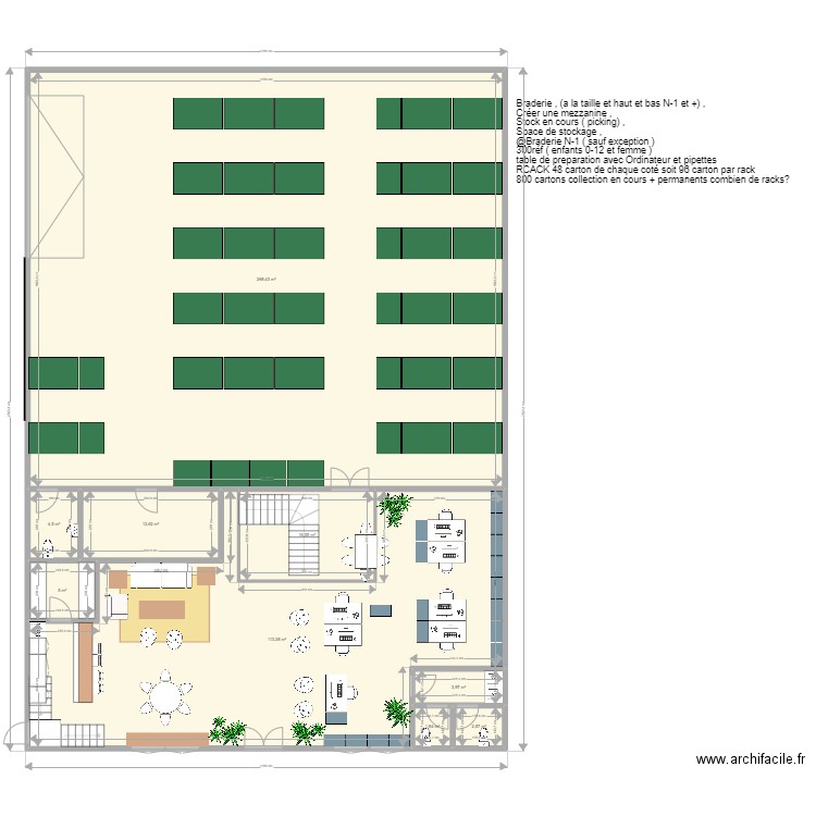 PLAN JALDAY ARSENE RDC II. Plan de 0 pièce et 0 m2