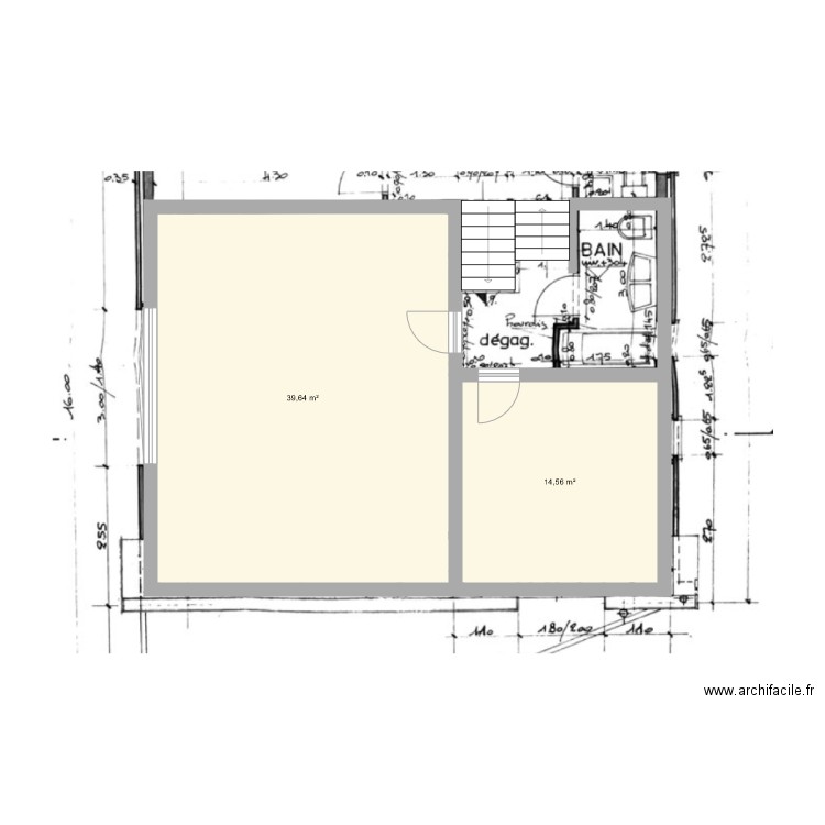 Niv2. Plan de 0 pièce et 0 m2