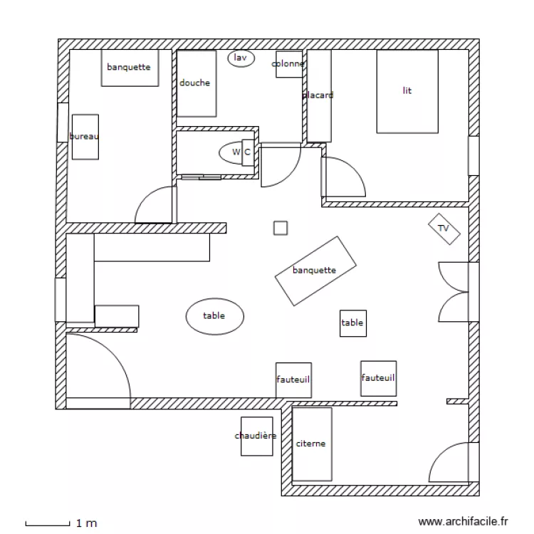 2013 06 03 apres visite meubles. Plan de 