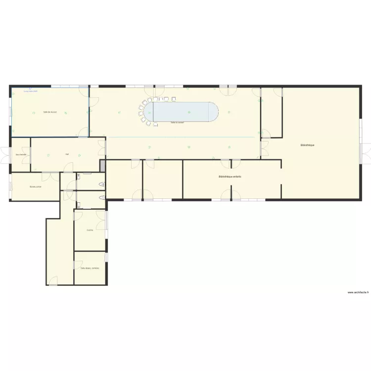 Projet salle de conseil plan électricité. Plan de Projet salle de conseil plan électricité. Plan de