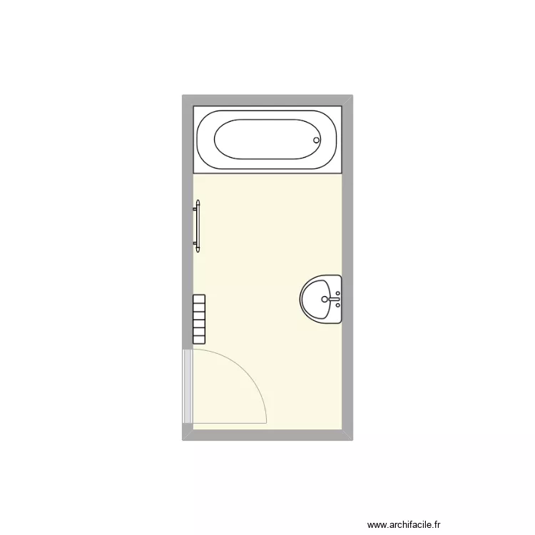 agamis SDB existant. Plan de agamis SDB existant. Plan de