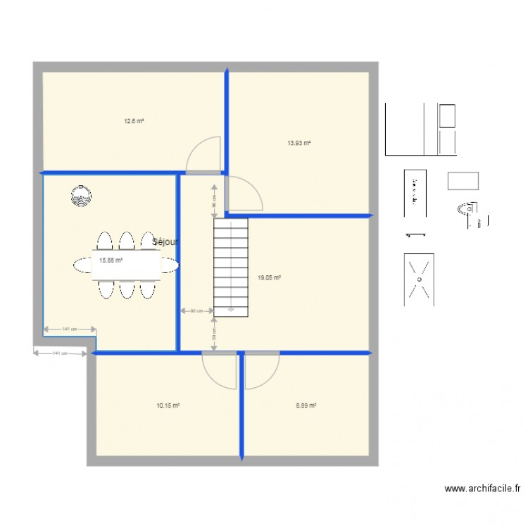 rossy 7. Plan de 0 pièce et 0 m2