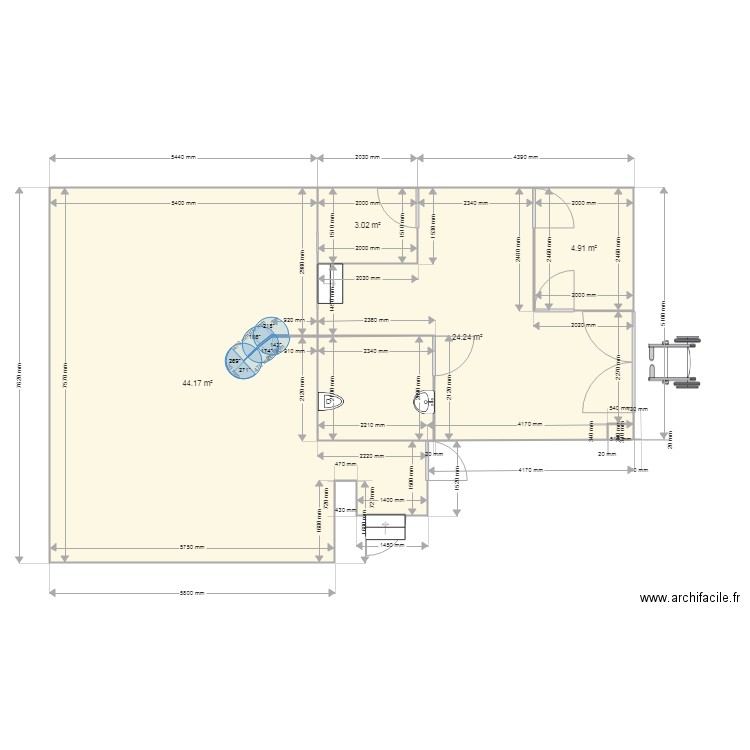 chez moi 1. Plan de 0 pièce et 0 m2