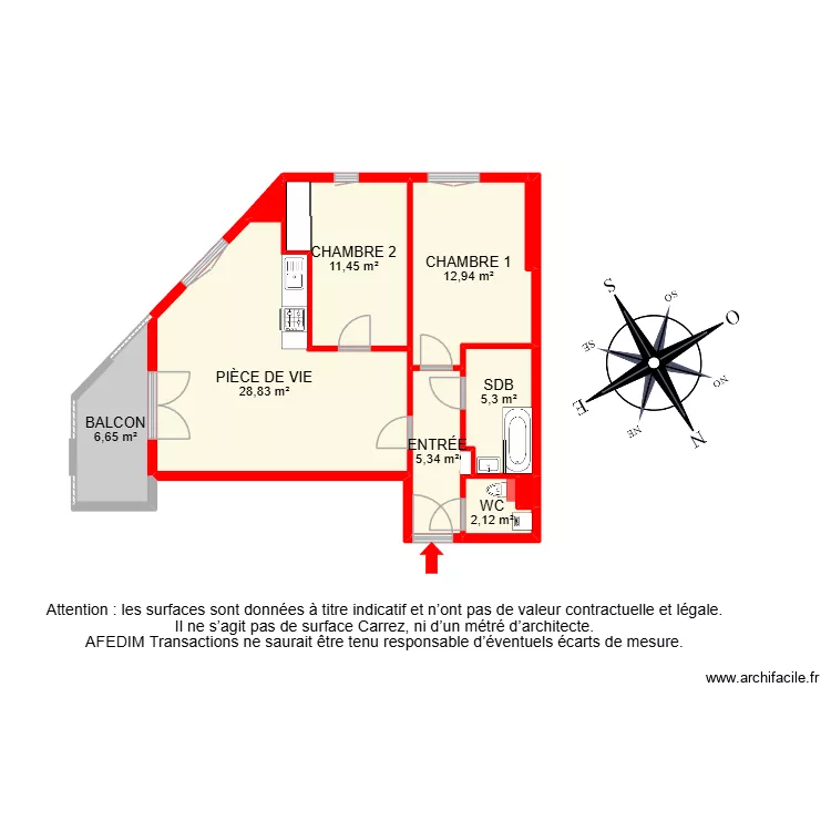 BI 33021. Plan de 12  et 101 m²