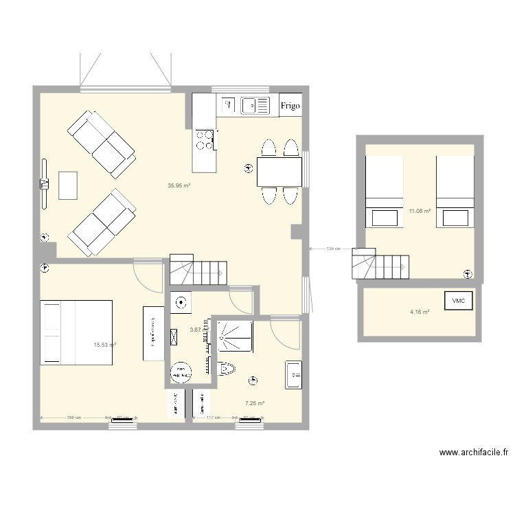 Gites final 11 meuble V3. Plan de 0 pièce et 0 m2