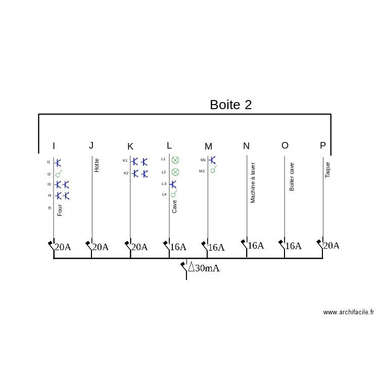 filaire Roger boite 2. Plan de 0 pièce et 0 m2